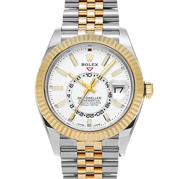 ロレックス スカイドゥエラー 326933 ホワイト メンズ 時計 【中古】【wristwatch】