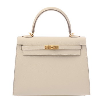 エルメス ケリー 25 外縫い 2WAY クレ ヴォーエプソン レディース バッグ 【未使用】【bag】