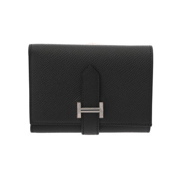 エルメス ベアン コンビネ ブラック ヴォーエプソン レディース 財布 【未使用】【purse】