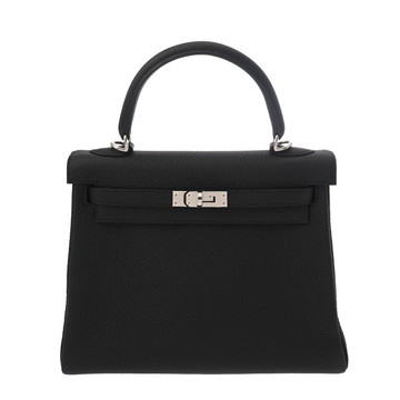 エルメス ケリー 25 内縫い 2WAY ブラック トゴ レディース バッグ 【未使用】【bag】