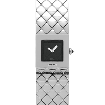 シャネル マトラッセ H0009 ブラック レディース 時計 【中古】【wristwatch】