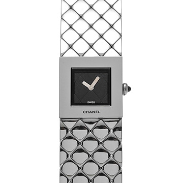 シャネル マトラッセ H0009 ブラック レディース 時計 【中古】【wristwatch】