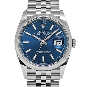 ロレックス デイトジャスト 36 126200 ブルー メンズ 時計 【中古】【wristwatch】