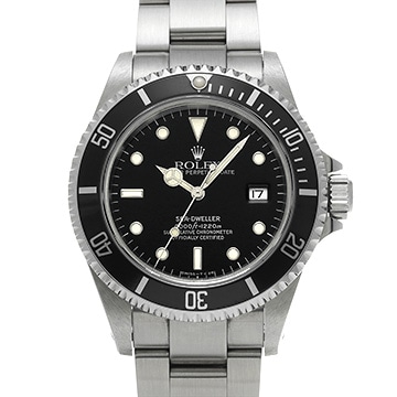 ロレックス シードゥエラー 16600 ブラック メンズ 時計 【中古】【wristwatch】