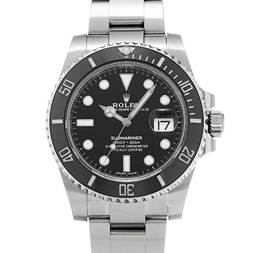 ロレックス サブマリーナ デイト 116610LN ブラック メンズ 時計 【中古】【wristwatch】