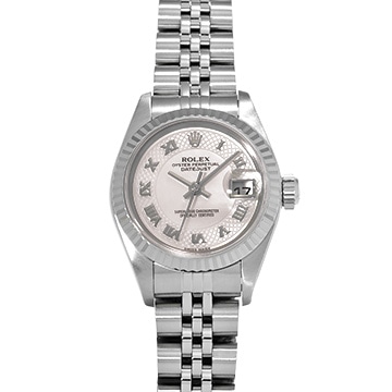 ロレックス デイトジャスト 79174NRD ピンクシェル レディース 時計 【中古】【wristwatch】