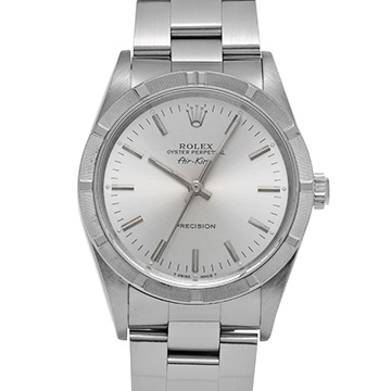 ロレックス エアキング 14010 シルバー メンズ 時計 【中古】【wristwatch】