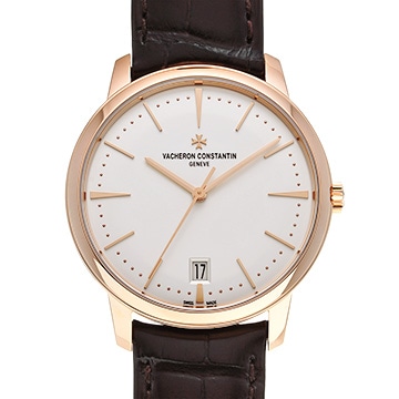 ヴァシュロン コンスタンタン パトリモニー スモールモデル 4100U/000R-B180 シルバー メンズ 時計 【中古】【wristwatch】