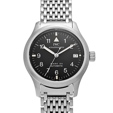 IWC パイロットウォッチ マーク XII IW324102 ブラック メンズ 時計 【中古】【wristwatch】
