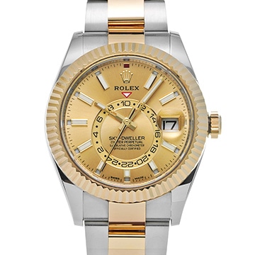 ロレックス スカイドゥエラー 326933 シャンパン メンズ 時計 【中古】【wristwatch】