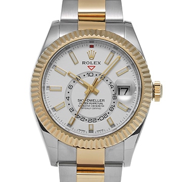 ロレックス スカイドゥエラー 326933 ホワイト メンズ 時計 【中古】【wristwatch】