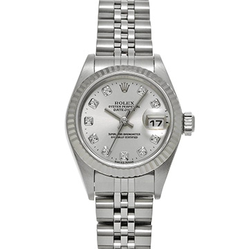 ロレックス デイトジャスト 79174G シルバー/ダイヤモンド レディース 時計 【中古】【wristwatch】