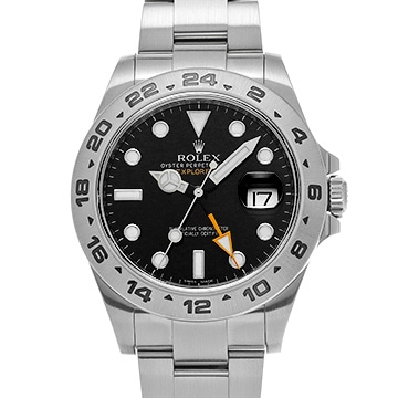 ロレックス エクスプローラーII 216570 ブラック メンズ 時計 【中古】【wristwatch】