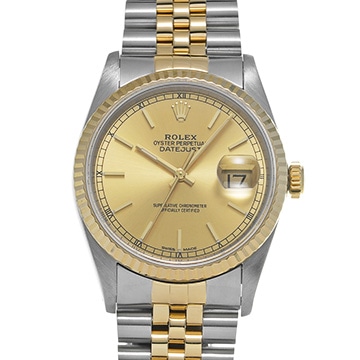 ロレックス デイトジャスト 16233 シャンパン メンズ 時計 【中古】【wristwatch】
