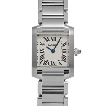 カルティエ タンクフランセーズ SM　 W51008Q3 シルバー レディース 時計 【中古】【wristwatch】