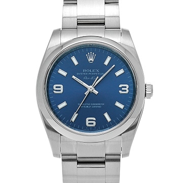 ロレックス エアキング 114200 ブルー メンズ 時計 【中古】【wristwatch】