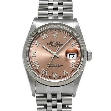 ロレックス デイトジャスト 16234 ピンク メンズ 時計 【中古】【wristwatch】