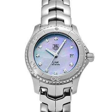 タグ ホイヤー リンク WJ1317.BA0573 ブルーシェル/ダイヤモンド レディース 時計 【中古】【wristwatch】