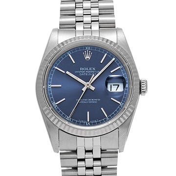 ロレックス デイトジャスト 16234 ブルー メンズ 時計 【中古】【wristwatch】