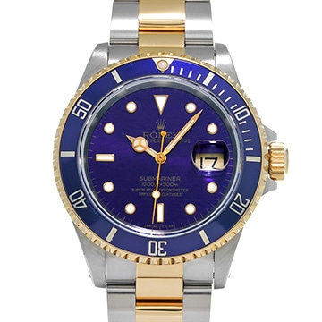 ロレックス サブマリーナ デイト 16613 ブルー メンズ 時計 【中古】【wristwatch】