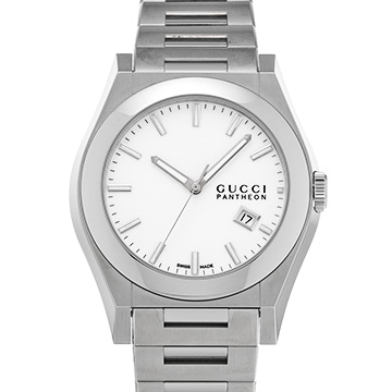 グッチ パンテオン 115.2 ホワイト ユニセックス 時計 【中古】【wristwatch】