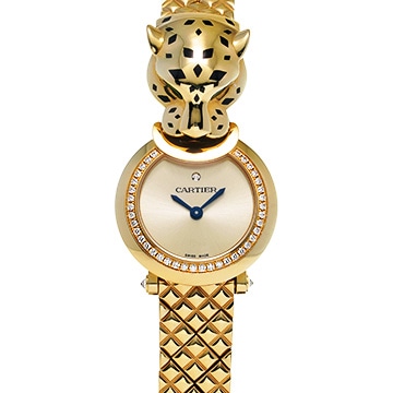 カルティエ パンテール SM HPI01380 シャンパン/ダイヤモンド レディース 時計 【中古】【wristwatch】