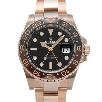 ロレックス GMTマスターII 126715CHNR ブラック メンズ 時計 【中古】【wristwatch】