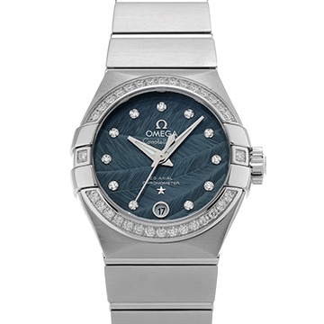 オメガ コンステレーション 123.15.27.20.53.001 ブルー/ダイヤモンド レディース 時計 【中古】【wristwatch】