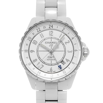 シャネル J12 GMT 38MM H3103 ホワイト メンズ 時計 【中古】【wristwatch】