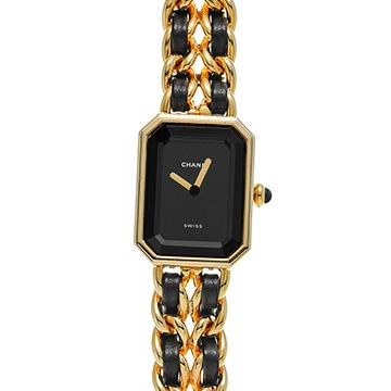 シャネル プルミエール S H0001 ブラック レディース 時計 【中古】【wristwatch】