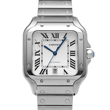 カルティエ サントス ドゥ カルティエ LM WSSA0018 シルバー メンズ 時計 【中古】【wristwatch】