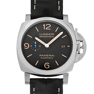 パネライ ルミノールマリーナ 1950 3デイズ アッチャイオ PAM01312 ブラック メンズ 時計 【中古】【wristwatch】