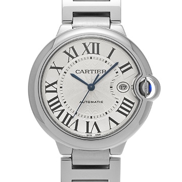 カルティエ バロンブルー  W69012Z4 シルバー メンズ 時計 【中古】【wristwatch】
