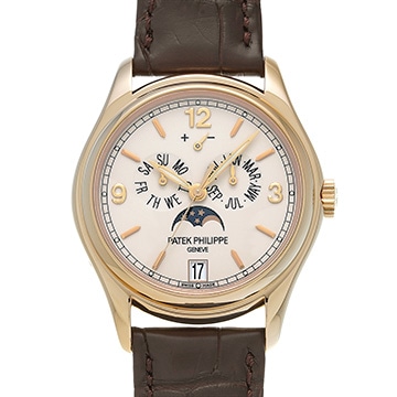 パテック フィリップ アニュアルカレンダー 5146J-001 アイボリー メンズ 時計 【中古】【wristwatch】