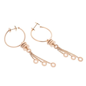 ブルガリ B.ZERO1エレメントイヤリング ゴールド K18イエローゴールド YG レディース ジュエリー 【中古】【jewelry】