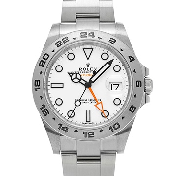 ロレックス エクスプローラーII 216570 ホワイト メンズ 時計 【中古】【wristwatch】