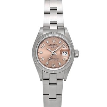 ロレックス オイスターパーペチュアル デイト 79190 ピンク レディース 時計 【中古】【wristwatch】