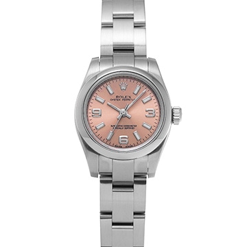 ロレックス オイスターパーペチュアル 26 176200 ピンク レディース 時計 【中古】【wristwatch】
