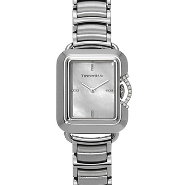 ティファニー Tレクタングル 69546161 ホワイトシェル/ダイヤモンド レディース 時計 【中古】【wristwatch】