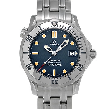 オメガ シーマスター 300 ミッドサイズ 2562.80 ブルー ユニセックス 時計 【中古】【wristwatch】