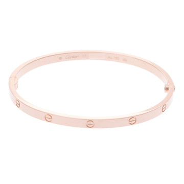 カルティエ ラブブレスレット SM #17 ゴールド K18ピンクゴールド PG レディース ジュエリー 【中古】【jewelry】