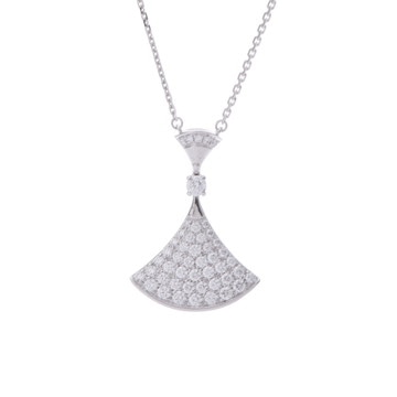 ブルガリ ディーヴァードリームネックレス シルバー 350066 K18ホワイトゴールド WG レディース ジュエリー 【中古】【jewelry】