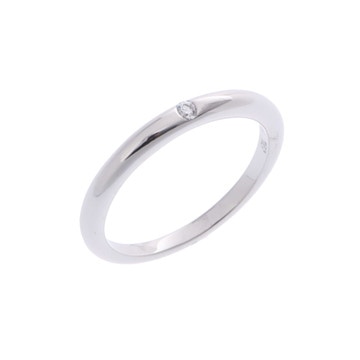 ブルガリ フェディリング 1PD シルバー Pt950プラチナ レディース ジュエリー 【中古】【jewelry】