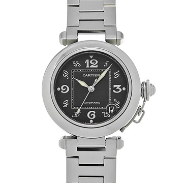 カルティエ パシャC W31043M7 ブラック ユニセックス 時計 【中古】【wristwatch】