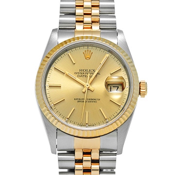ロレックス デイトジャスト 16233 シャンパン メンズ 時計 【中古】【wristwatch】