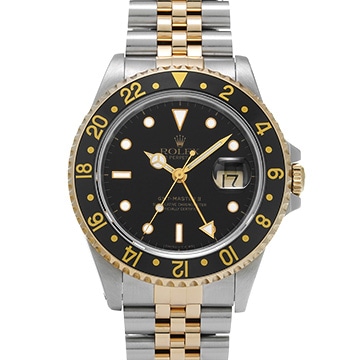 ロレックス GMTマスターII 16713 ブラック メンズ 時計 【中古】【wristwatch】
