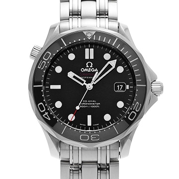 オメガ シーマスター ダイバー300 コーアクシャル 212.30.41.20.01.003 ブラック メンズ 時計 【中古】【wristwatch】