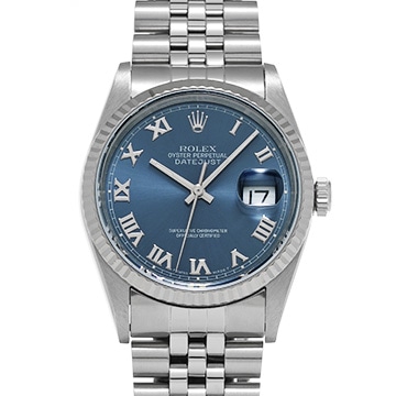 ロレックス デイトジャスト 16234 ブルー メンズ 時計 【中古】【wristwatch】