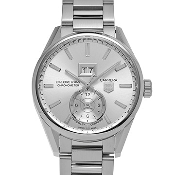タグ ホイヤー カレラ キャリバー8 GMT クロノメーター WAR5011.BA0723 シルバー メンズ 時計 【中古】【wristwatch】