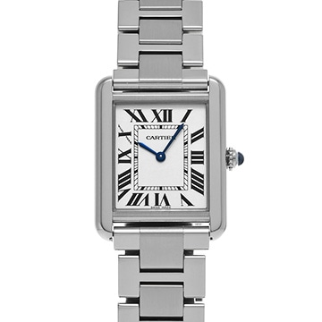 カルティエ タンク ソロ SM W5200013 シルバー レディース 時計 【中古】【wristwatch】